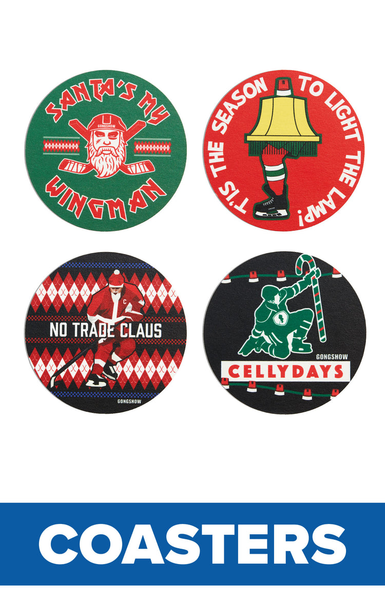 Holiday Coasters - 4PK