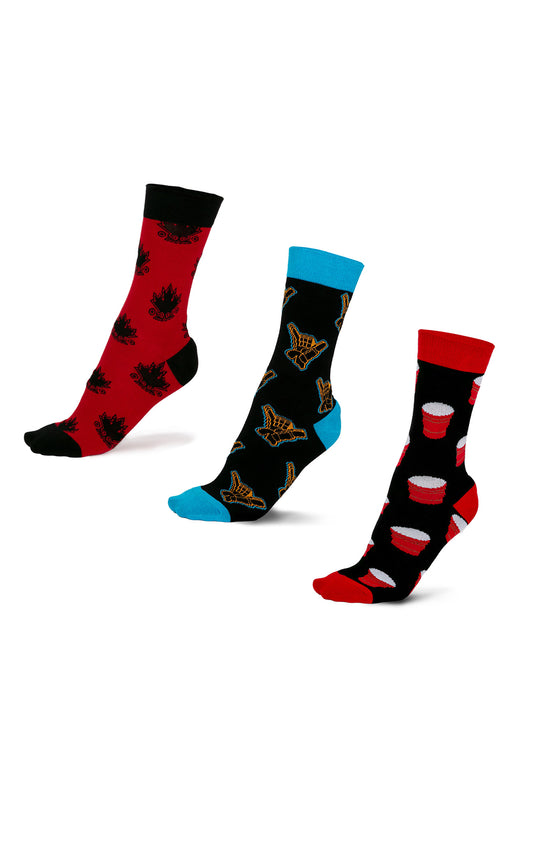 Dress Socks 3-Pack Bundle A