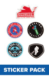 GONGSHOW Sticker 5 Pack