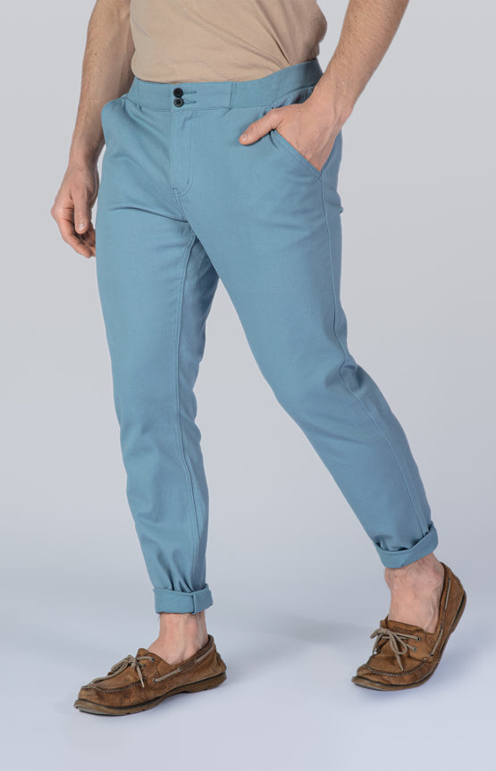 Light Blue Jogger Chinos