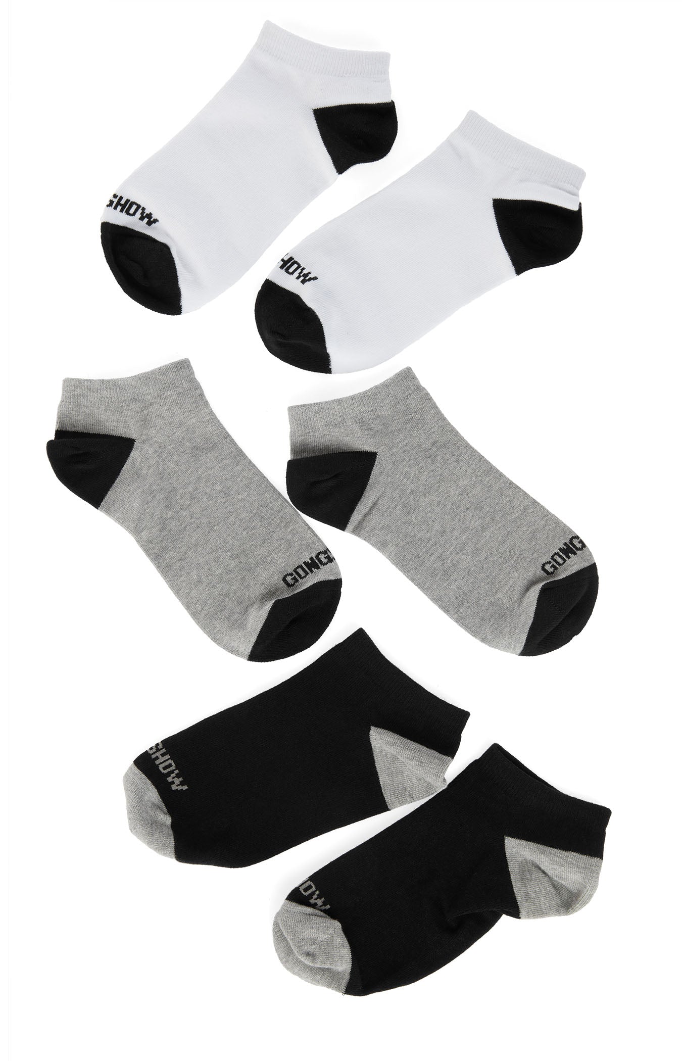 Heel To Toe Sock 3 Pack Assorted Colors – GONGSHOW Canada