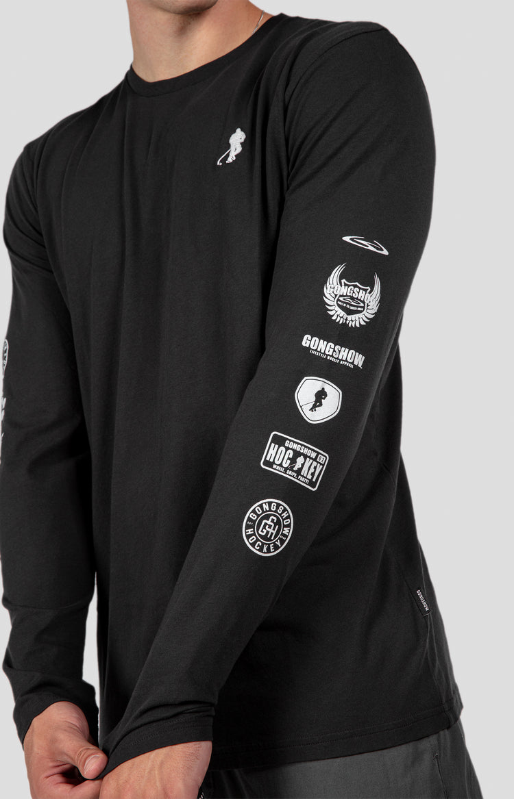Branded Since 02 Jet Black Adult Longsleeve – GONGSHOW GEAR