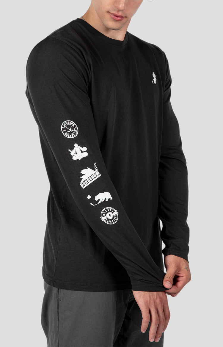 Branded Since 02 Jet Black Adult Longsleeve – GONGSHOW GEAR
