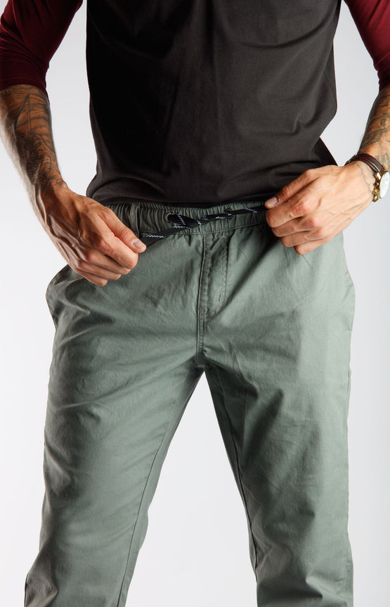 Grey Jogger Chinos