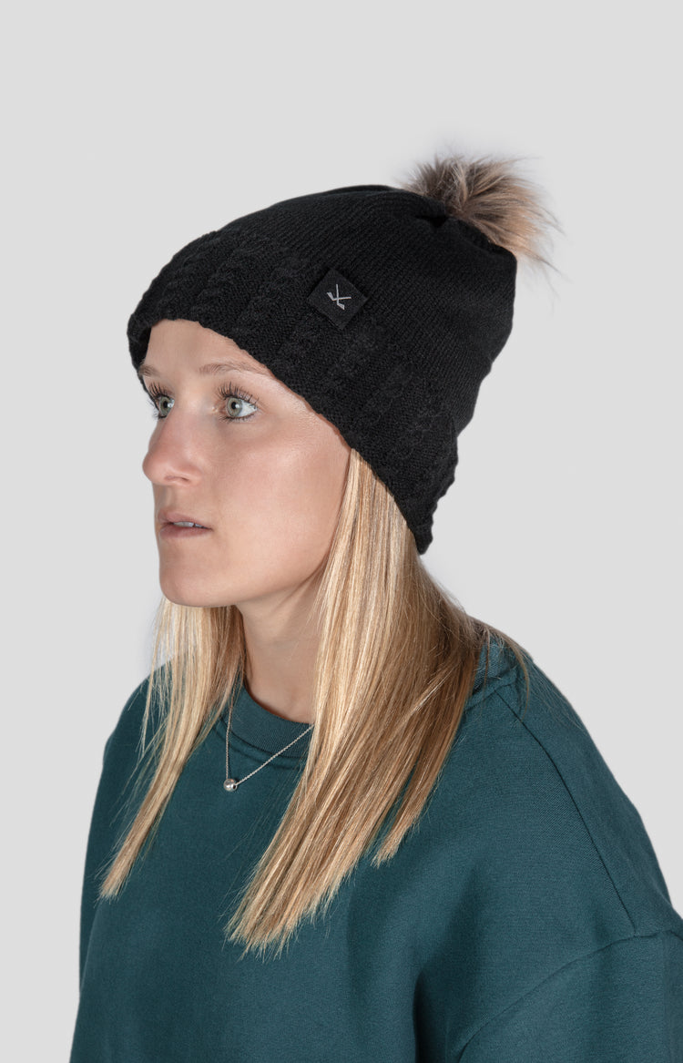 Furda Girls Black Women s Winter Hat GONGSHOW Canada