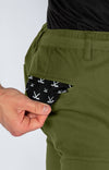 Olive Green Jogger Chino