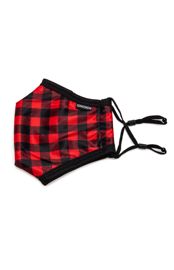 Adjustable Face Mask - Buffalo Plaid