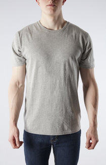 Blank Crew Neck Tee - Grey