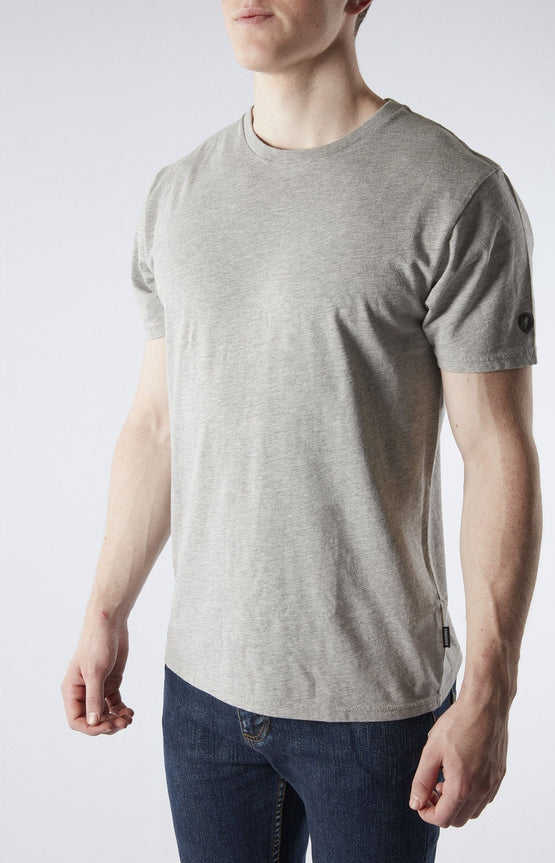 Blank Crew Neck Tee - Grey