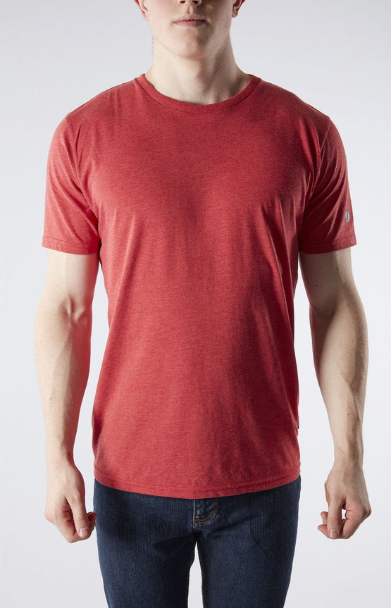 Blank Crew Neck Tee - Red