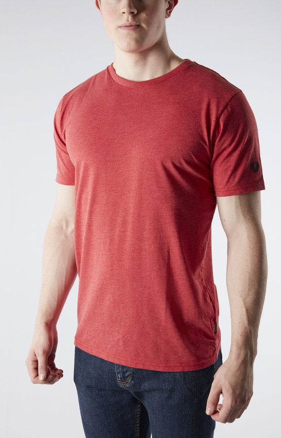 Blank Crew Neck Tee - Red