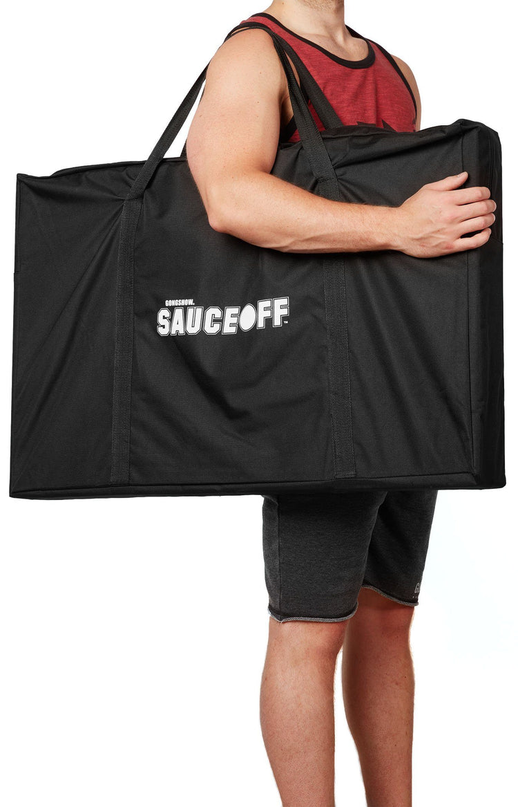 The Official SAUCEOFF Hockey Cornhole Tailgaiting Game Set GONGSHOW GEAR